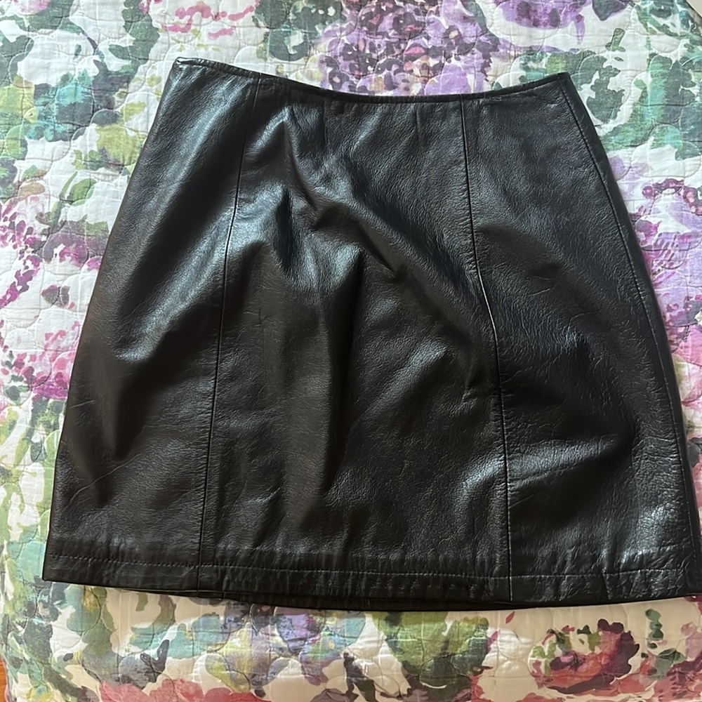 Vintage Wilson's Leather mini skirt
